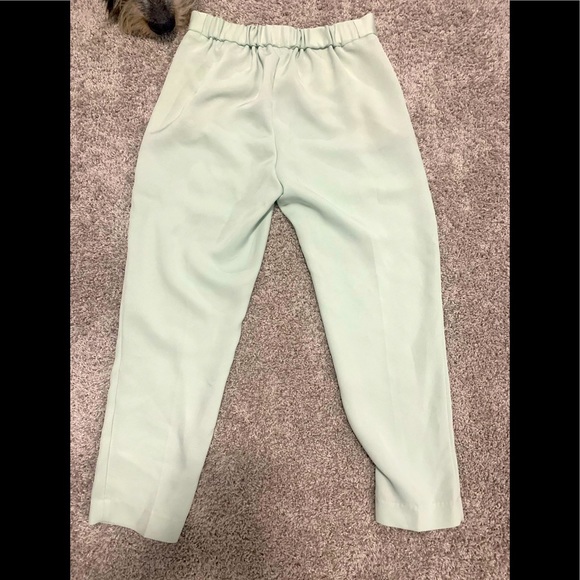 Aritzia Conan pastel green dress pants - Picture 2 of 4